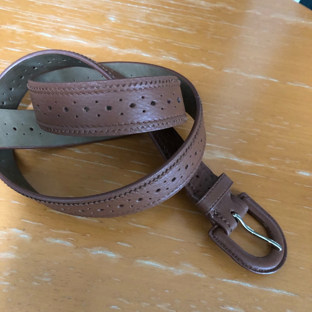 Talbots leather belt Medium NWOT